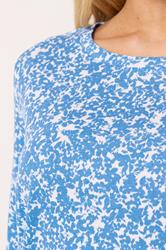 M&Co Blue Ditsy Floral Cotton Top | M&Co 4