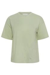 PixieGirl Petite Sage Green Paisley Cotton T-Shirt