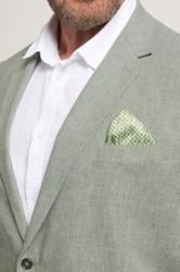 BadRhino Tailoring Big & Tall Green Linen Blazer | BadRhino 5
