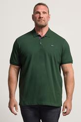 BadRhino Big & Tall Green Short Sleeve Polo Shirt | BadRhino 3