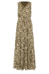 LTS Tall Women's Brown Abstract Tie Waist Maxi Dress | Long Tall Sally 5