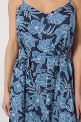 M&Co Blue Floral Beach Dress | M&Co 4