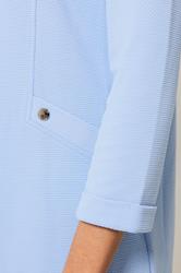 M&Co Blue Textured Jersey Jacket | M&Co 4