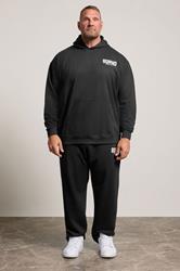 BDRNO Premium Big & Tall Black Logo Hoodie | BadRhino 1