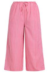 YOURS Curve Pink Striped Wide Leg Trousers