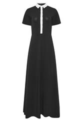 LTS Tall Women's Black Polo Shirt Midi Dress | Long Tall Sally 5