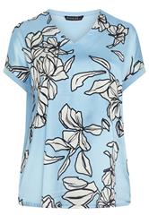 EVANS Plus Size Light Blue Floral Top | Evans 5