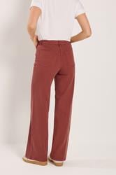 LTS Tall Women's Rust Orange Wide Leg Jeans | Long Tall Sally 4