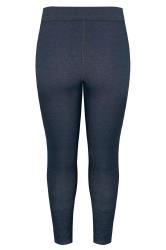 Plus Size Mid Blue Jersey Stretch Jegging