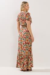 LTS Tall Women's Orange Floral Maxi Dress | Long Tall Sally 2