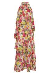 STAR Pink Floral Tiered Halterneck Dress | StarByJM 5