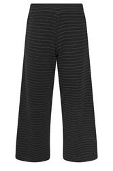 PixieGirl Petite Women's Black & White Striped Wide Leg Trousers | PixieGirl 5