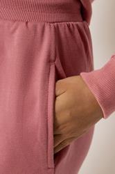 PixieGirl Petite Women's Dark Pink Cuffed Joggers | PixieGirl  4
