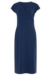 M&Co Navy Blue Midi Wrap Dress | M&Co 5