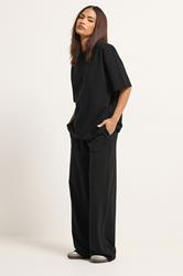 PixieGirl Petite Women's Black Cotton T-Shirt | PixieGirl 1