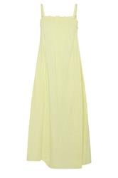 PixieGirl Petite Yellow Cotton Cheesecloth Maxi Dress