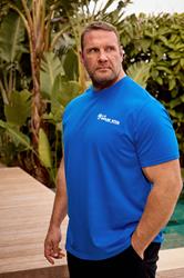 BadRhino Big & Tall Blue Amalfi Coast Graphic T-Shirt | BadRhino 2