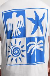 BadRhino Big & Tall White & Blue Graphic T-Shirt | BadRhino 5