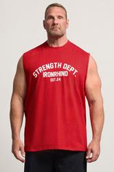 IronRhino Big & Tall Samba Red Strength Dept Vest | BadRhino 1