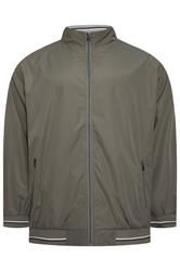 KAM Big & Tall Forest Green Lightweight Harrington Jacket