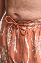 BadRhino Big & Tall Clay Orange Palm Tree Swim Shorts | BadRhino 6