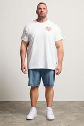 BadRhino Big & Tall White England T-Shirt | BadRhino 1