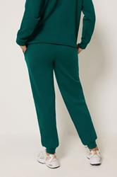 PixieGirl Petite Women's Forest Green Cuffed Joggers | PixieGirl  2