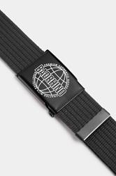 BadRhino Big & Tall Black Ribbed Webbing Belt | BadRhino 4