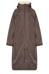 LTS Tall Women' Brown Borg Lined Robe | Long Tall Sally 1