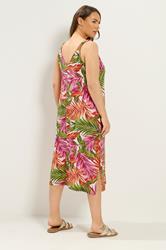YOURS Plus Size Pink Sleeveless Maxi Dress | Yours Clothing 2