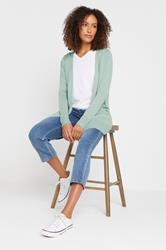 M&Co Sage Green Longline Cardigan | M&Co 3
