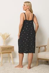 YOURS Curve Plus Size Floral Soft Touch Chemise Nightdress | Yours Clothing 2