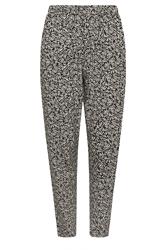M&Co Black Leaf Print Hareem Trousers