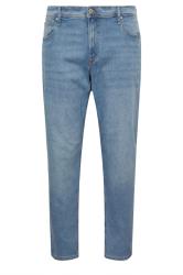 JACK & JONES Big & Tall Light Blue Denim 'Mike' Jeans