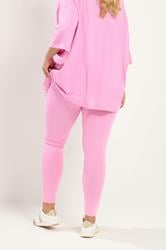 YOURS Plus Size Pink Leggings | Yours Clothing 2