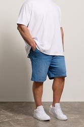 Kam Big & Tall Blue Elasticated Stretch Shorts | BadRhino 1