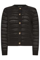 M&Co Petite Black Crochet Cardigan | M&Co 5