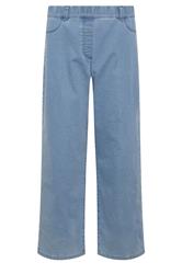 M&Co Petite Lightwash Blue Wide Leg Jeggings
