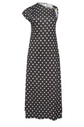 YOURS LONDON Curve Chocolate Brown Polka Dot Buckle Detail Dress