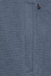 KAM Big & Tall Indigo Blue Jacquard Textured Shorts | BadRhino 5