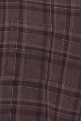 BadRhino Big & Tall Burgundy Red Check Long Sleeve Shirt | BadRhino 3