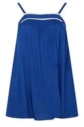 YOURS Curve Blue Cami Swing Vest Top