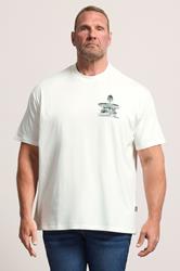 BadRhino Big & Tall White 'The Tuskstone Manor' Graphic T-Shirt | BadRhino  3