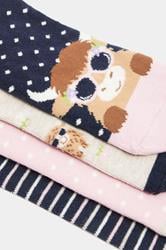 YOURSET 4 PACK  Highland Cow Print Trainer Liner | Yours Clothing 4