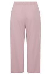 LIMITED COLLECTION Plus Size Pink Crinkle Wide Leg Trousers | Yours Clothing 6