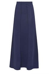 LTS Tall Navy Blue Flare Seam Maxi Skirt