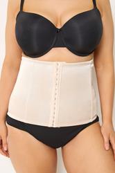 Plus Size Nude Hook & Eye Control Belly Band | Yours Clothing 3