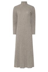 M&Co Natural Brown Soft Touch Fit & Flare Dress 5