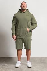 BadRhino Big & Tall Green Sun Bleached Hoodie | BadRhino 2