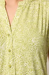 YOURS Plus Size Green Paisley Print Blouse | Yours Clothing 4